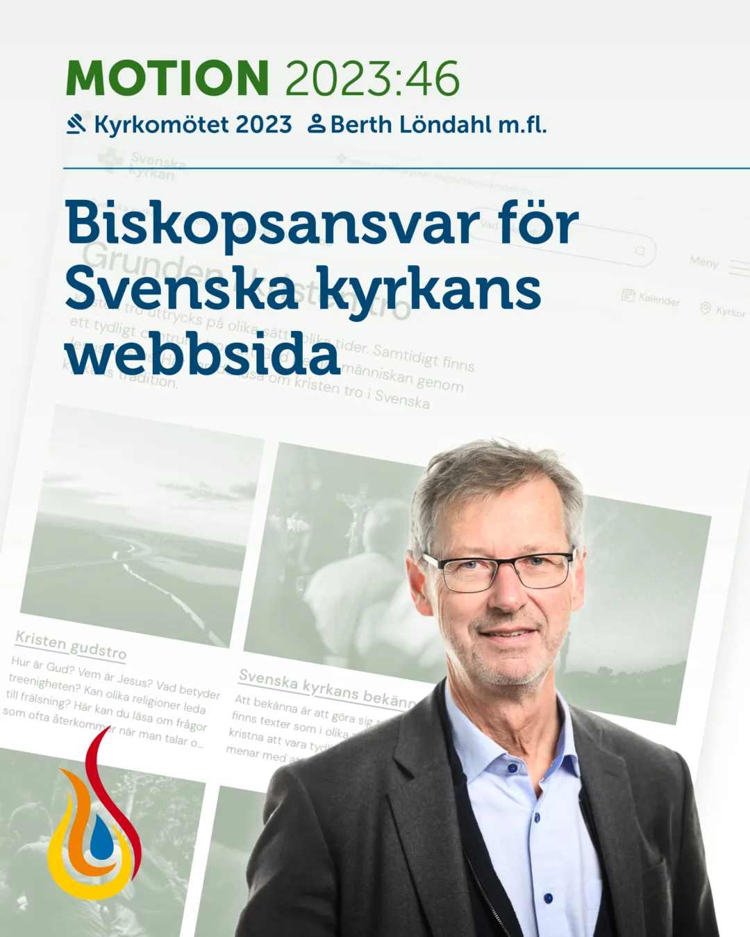 Motion 2023 046 Biskopsansvar för Svenska kyrkans webbsida